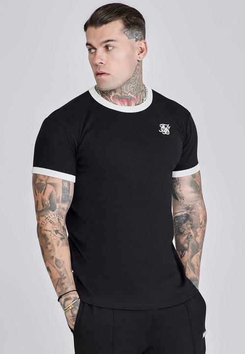 Produktbild Siksilk T-Shirt Ribbed Ringer T-Shirt (S)