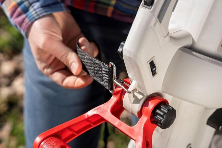 Actual product image Ikra 3-in-1 Leaf Vacuum Blower Shredder with 2 Rechargeable Batteries & Dual Charger (Rechargeable battery operated, Leaf blower, Leaf vacuums)