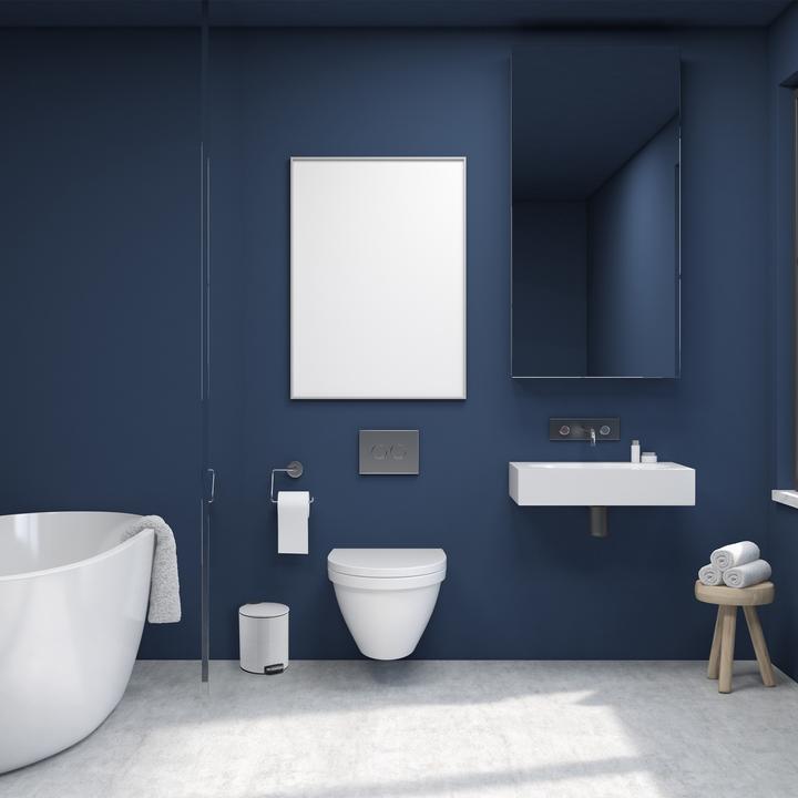 Actual product image Relaxdays Bathroom Bin, Push Function (5 l)