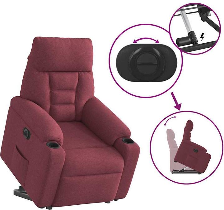 Image du produit vidaXL Relaxsessel mit Aufstehhilfe