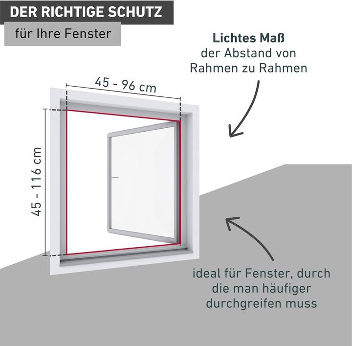 Produktbild Windhager Einhänge-IS-Fenster Plissée (120 x 100 cm)