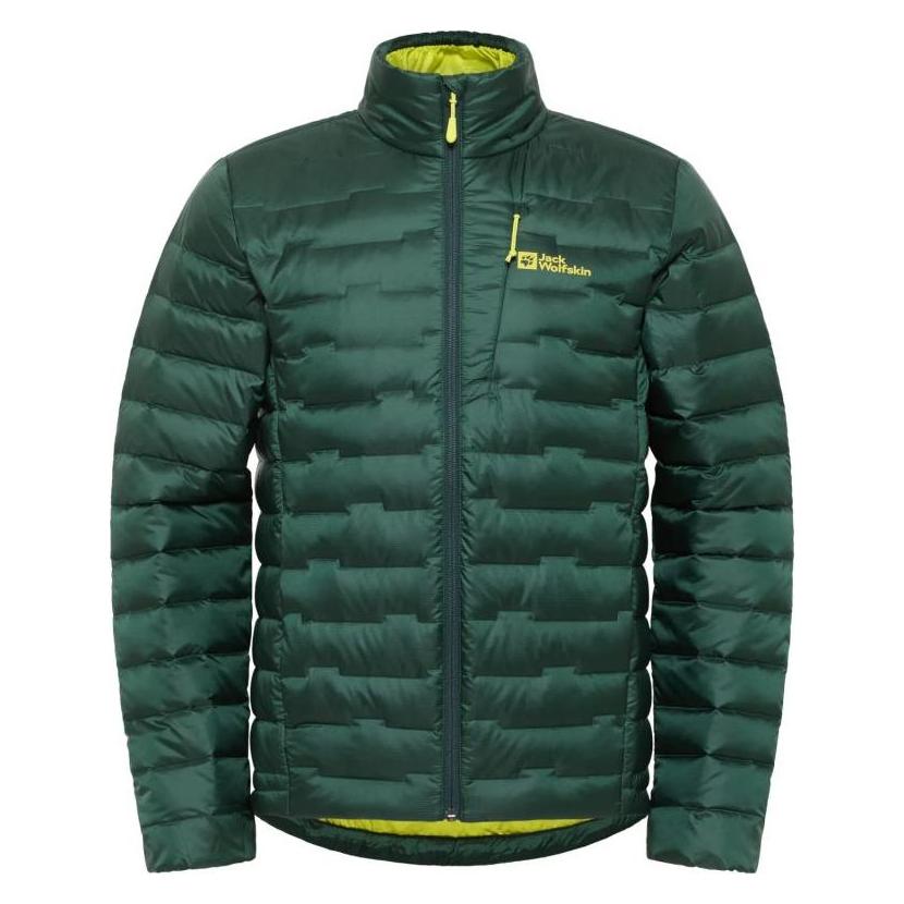 Jack Wolfskin, Herren, Winterjacken, Passamani Down Jkt M, Grün, Schwarz