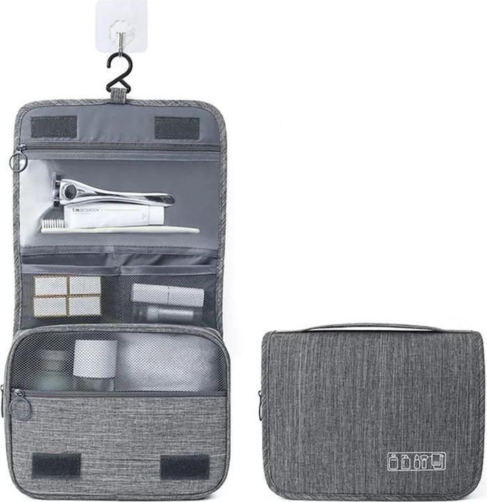 Immagine prodotto Only-Bags.Store Borsa da toilette pieghevole Organizzatore appeso Borsa da bagno Borsa per il trucco Valigia da (19 l)