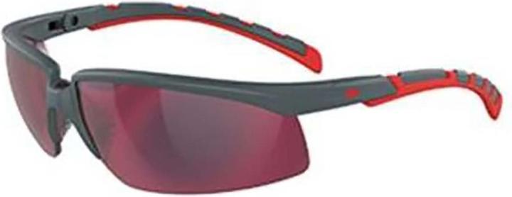 Actual product image 3M Solus safety glasses lens gray, scratch resistant with UV protection