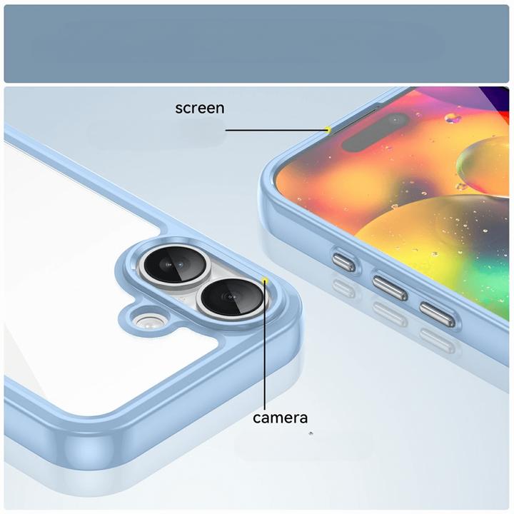 Actual product image Cover-Discount Schützende Acryl-Handyhülle mit erhöhtem Rand (Apple iPhone 17)