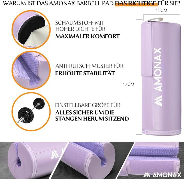 Image du produit Amonax Extra Dickes Langhantelpolster