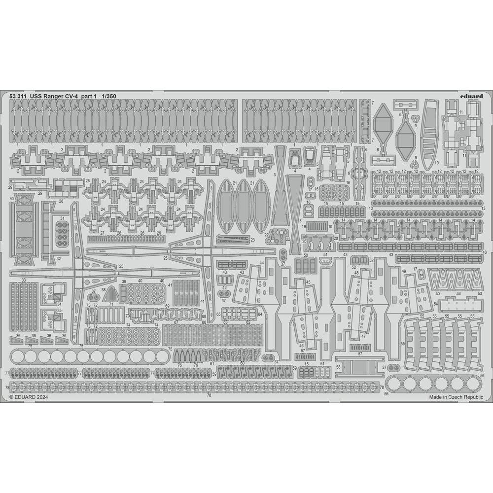 Eduard USS Ranger CV-4 part 1
