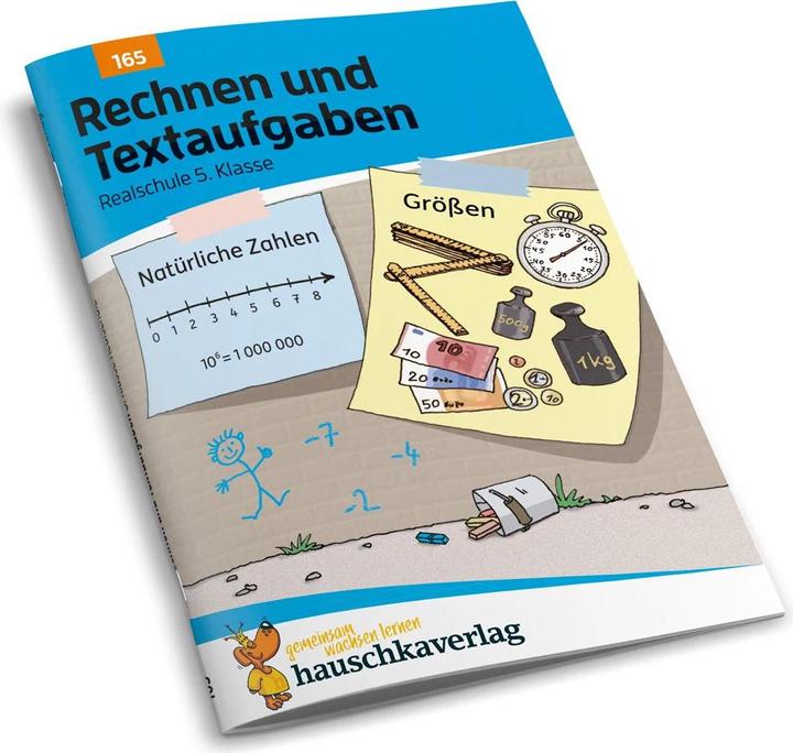 Immagine prodotto Rechnen und Textaufgaben - Realschule 5. Klasse (Tedesco, Laura Nitschké, Picchio Gisela, Susanne Simpson, Tina Wefers, 2020)