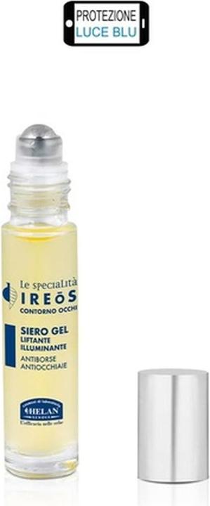 Actual product image Helan IREOS Eye Contour Dark Circles Lifting Effect Gel Serum with Cool Steel Roll On 10ml (Eye care gel, 10 ml, Day)