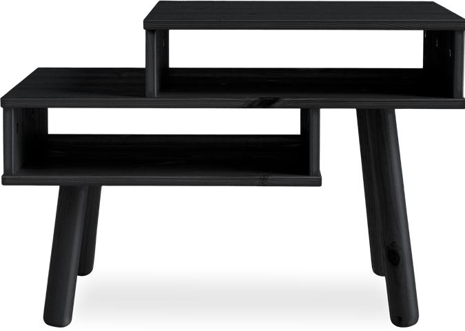 102 Black lacquered