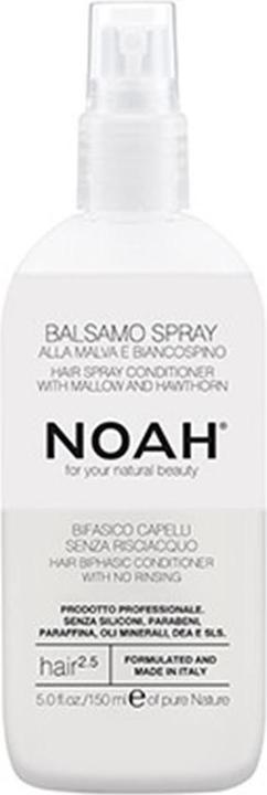 Pure Pure NOAH 2.5 Hair Biphasic Conditioner Spray 150ml - Formulated and Made in Italy - Cruelty Free, No SLS (150 ml)