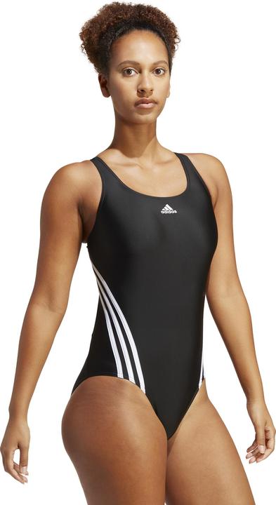 Actual product image adidas 3S SWIMSUIT,BLACK/WHITE BLACK/WHITE Size: 46 (46)