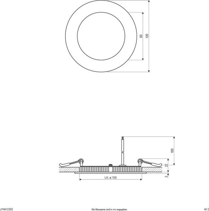 Produktbild EVN-Lichttechnik LED Einbau (600 lm)