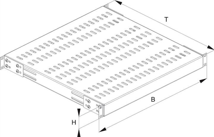 Valori nutrizionali e ingredienti Conteg 19"-Fachboden fest, 435 x 650 mm, 100kg
