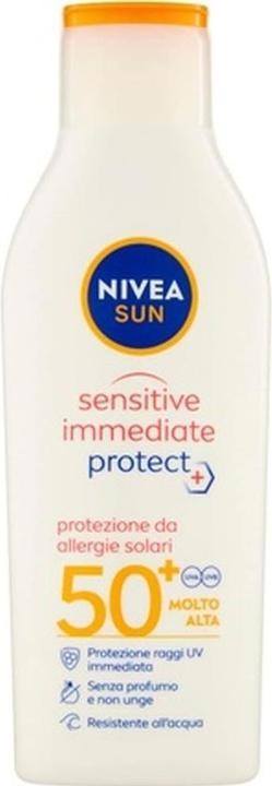 Produktbild NIVEA Sun Sensitive Immediate Protect FP50 Sunscreen 200ml Bottle (SPF 50+)