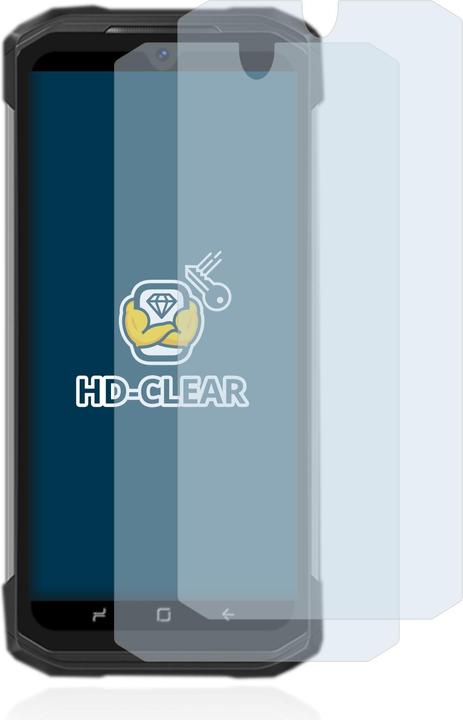 Actual product image BROTECT Screen Protector Clear (2 Piece, Doogee S98 Pro)