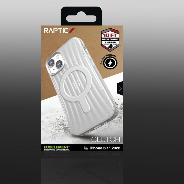 Image du produit X-Doria Étui pochette pour iPhone 14 avec coque arrière MagSafe transparente (Apple iPhone 14)