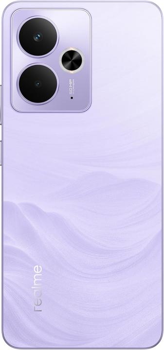 Immagine prodotto realme Smartphone 5G Dimensity 6300, batteria 5260 mAh, IP69, 50 MP, display 120 Hz (256 GB, Viola, 5G)