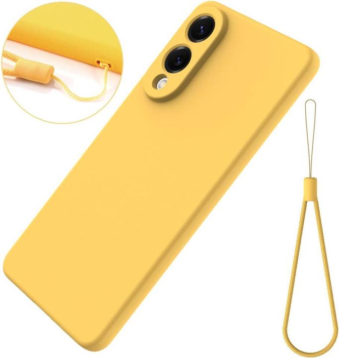 Produktbild Cover-Discount Galaxy S25 Edge - Silikon Gummi Hülle mit Riemen (Samsung Galaxy S25 Edge)