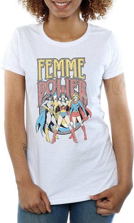 Actual product image Womens/Ladies Femme Power Cotton Boyfriend T-Shirt (XL)