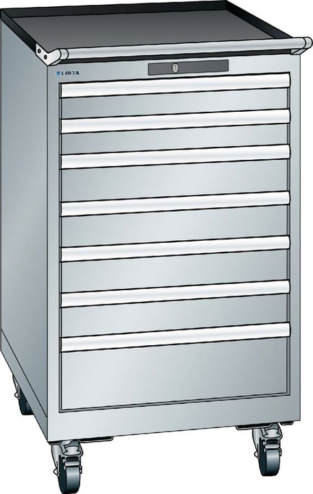 Actual product image Lista Drawer cabinet, sheet steel (7 x)