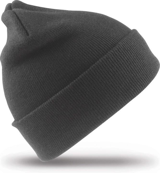 Produktbild Uf Pro Strickmütze mit retroreflektierendem Polizei Stick, Beanie, schwarz