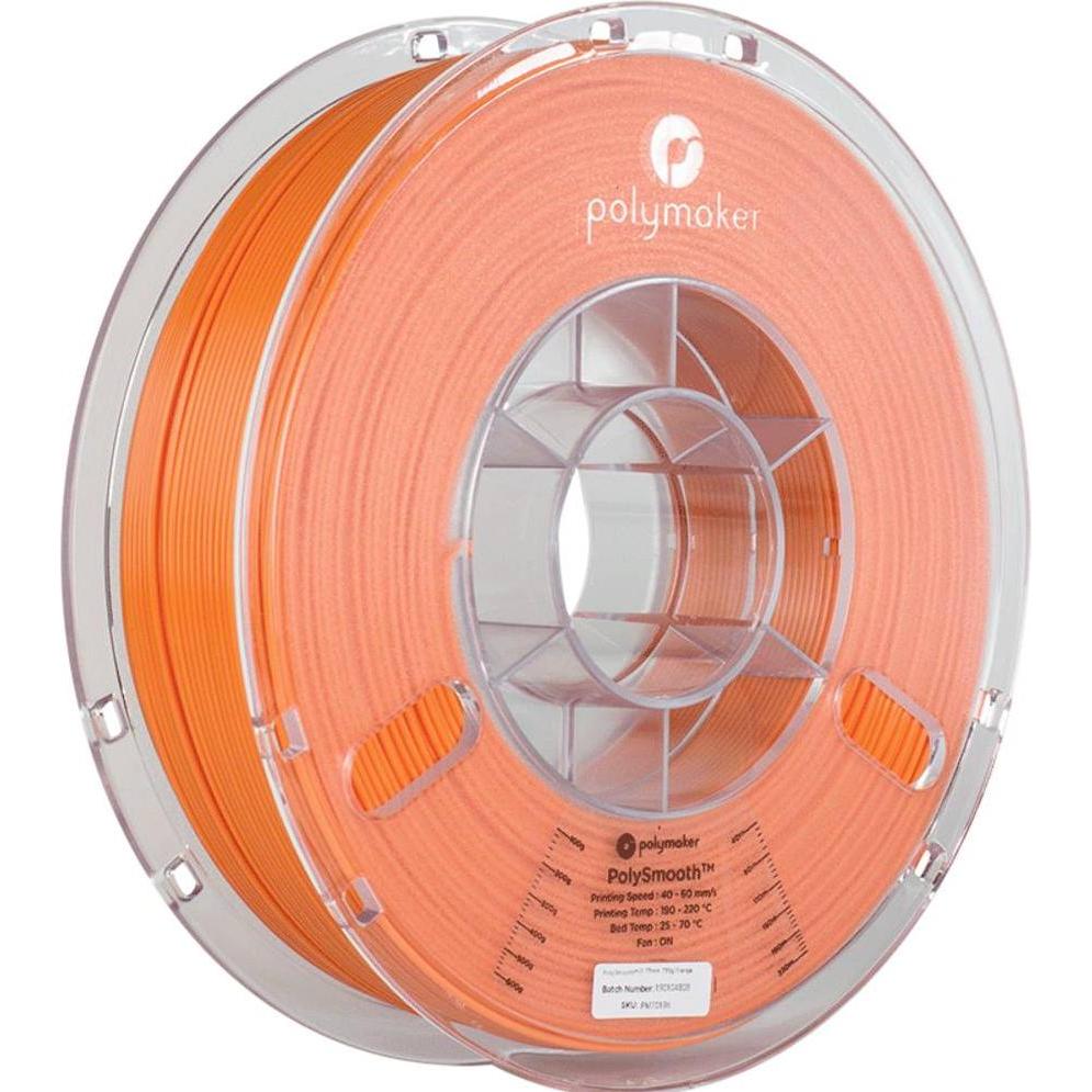 Polymaker PJ01008 PolySmooth Filament PVB polierbar 1.75mm 750g Orange 1St. (PVB, 1.75 mm, 750 g, Orange), 3D Filament, ...