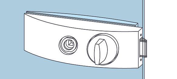 Produktbild Dormakaba Glastürschloss Studio ARCOS (Profildoppelzylinder)