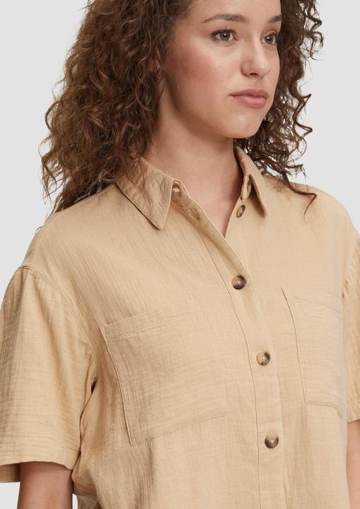 Produktbild s.Oliver Bluse Oversized-Hemdbluse aus Musselin (44)