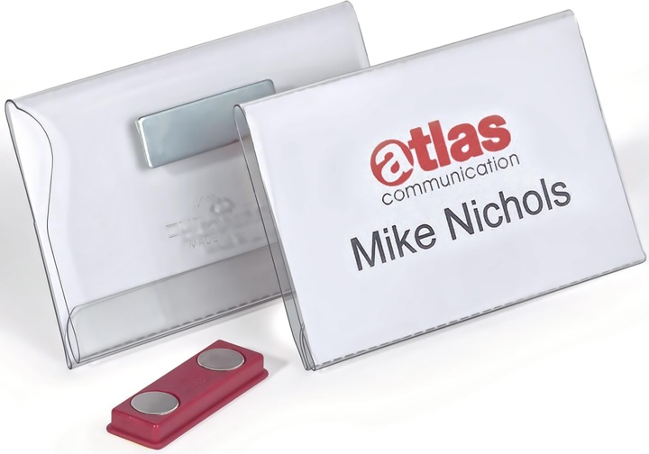 Actual product image Durable Name badges with magnet