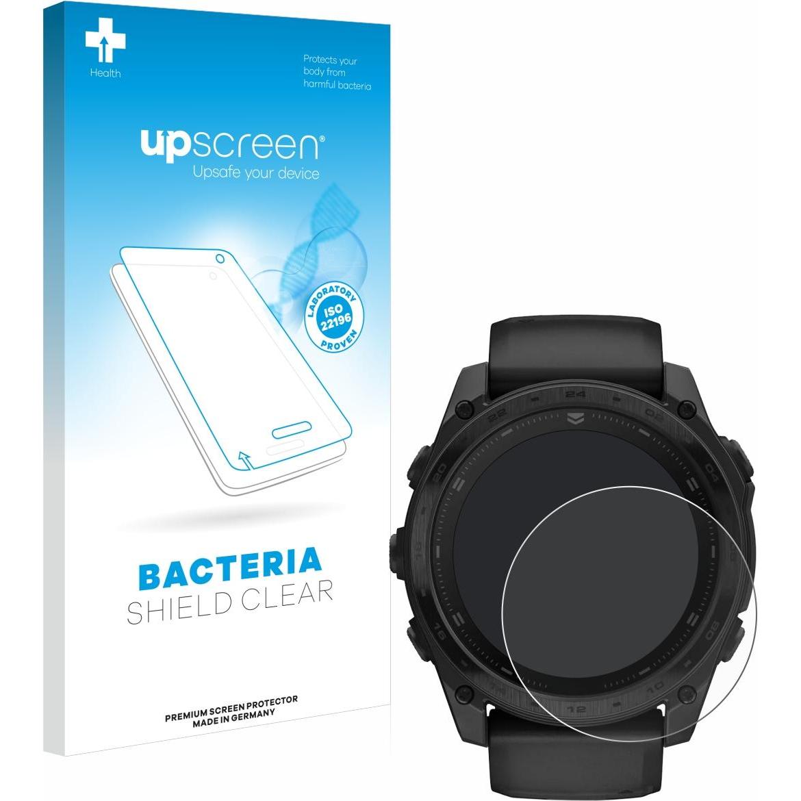 upscreen Schutzfolie Displayschutz Displayschutzfolie Folie Klar antibakteriell, Smartwatch Schutzfolie, Transparent
