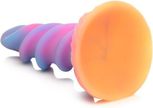 Actual product image Creature Cocks Moon Rider - Glow-in-the-Dark Unicorn Dildo
