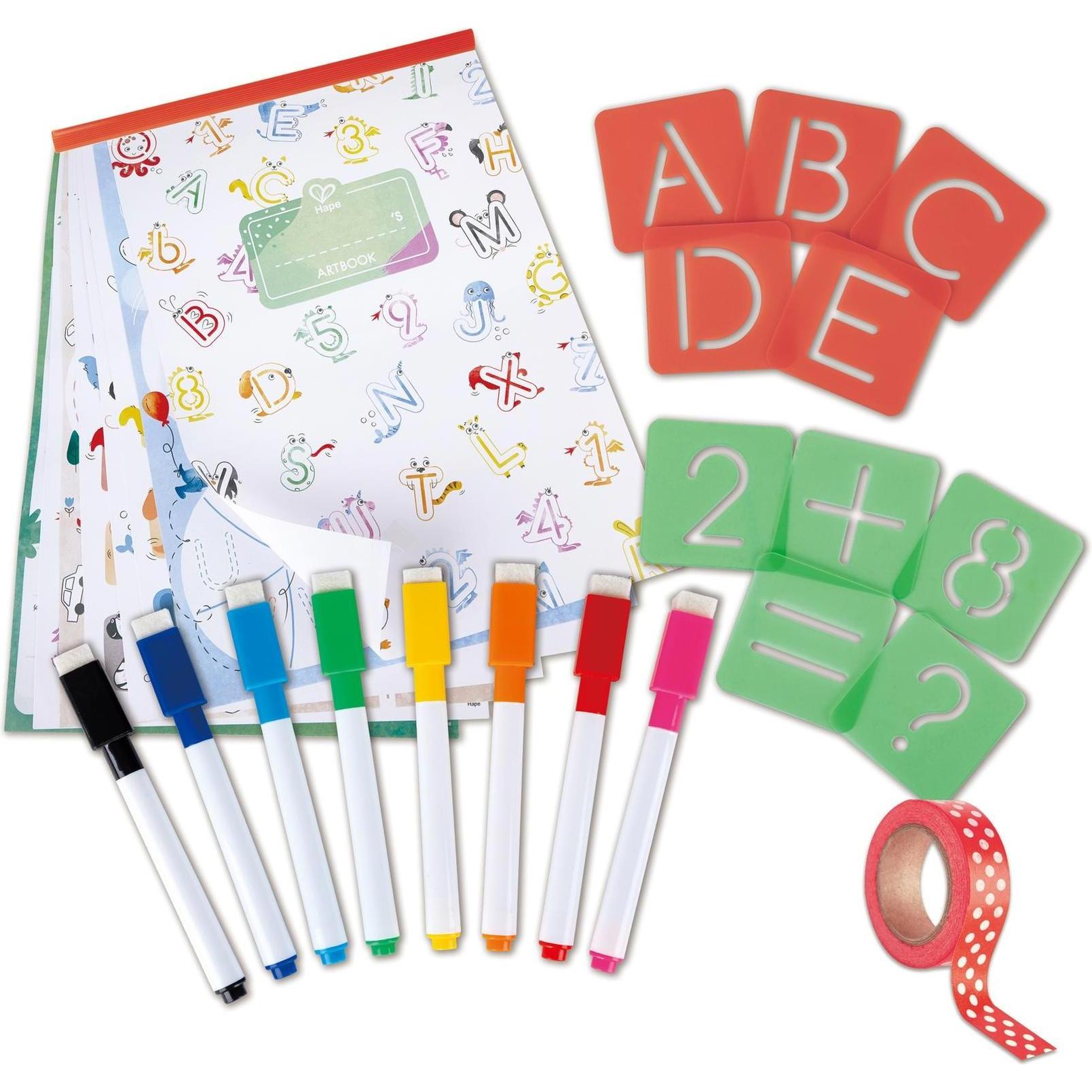 Hape ABC und Zahlen Schablonen