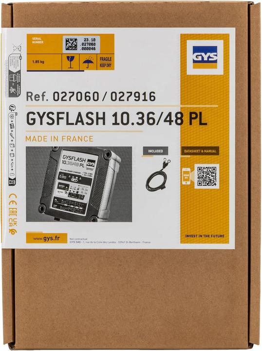 Image du produit GYS GYSFLASH 10.36/48 PL (48V, 10 A)