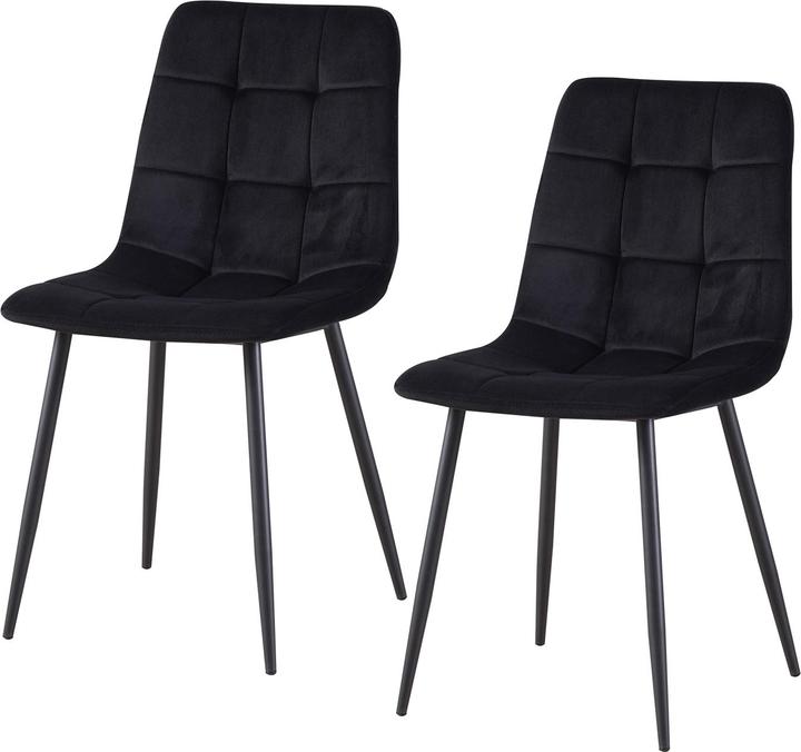 Produktbild HTI-Living Stuhl Mesa Velvet Schwarz