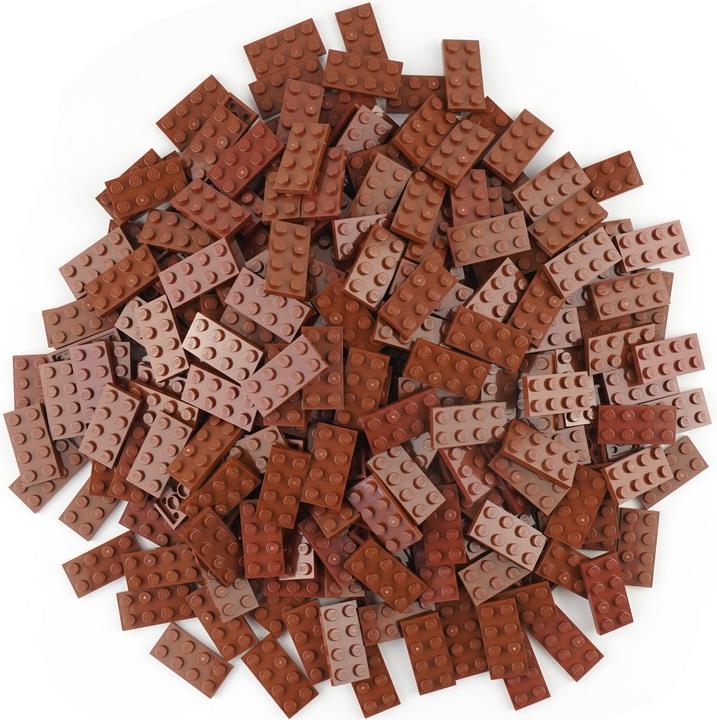 Immagine prodotto LEGO Tavole da costruzione 2x4 marrone - 3020 NUOVO! Quantità 250x (3020)