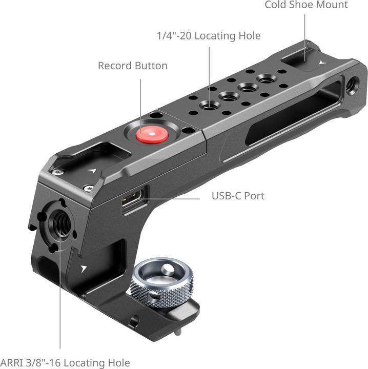 Actual product image SmallRig Top Handle with Rec Trigger, Detailfarbe: Schwarz (Grip)