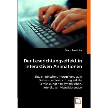 Der Leserichtungseffekt in interaktiven Animationen, Fachbücher von Günter Daniel Rey