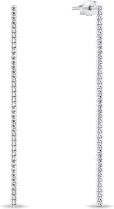 Produktbild Brilio Silver - Long sparkling silver earrings EA994W