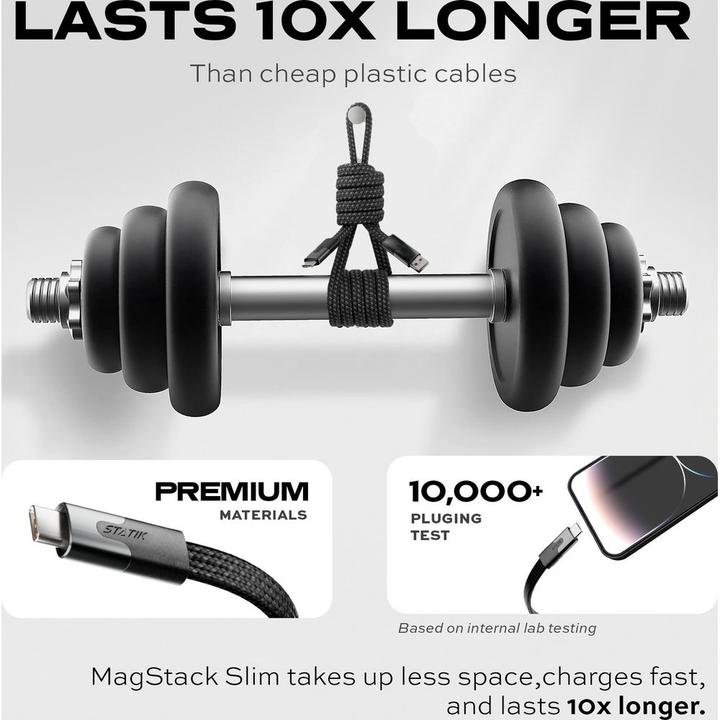 Immagine prodotto Statik USB A – USB C (1 m, USB 2.0, 27 W)