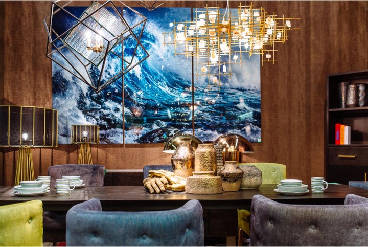 Produktbild Kare Design Bild Glas Triptychon Wave 160x240cm (3/Set) (160 x 240 cm)