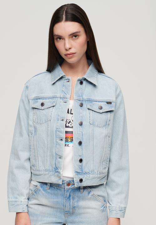 Actual product image Superdry Emb Denim Trucker Jacket (10XL)