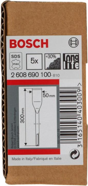 Actual product image Bosch Professional Zubehör PRO SDS max-5C tile chisel set, 50 x 300 mm (50 mm)