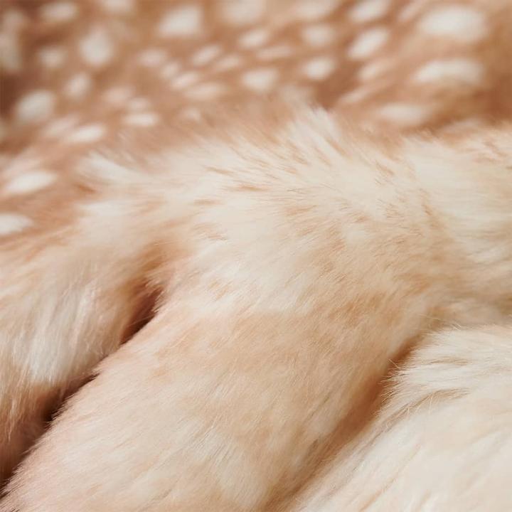 Immagine prodotto VidaXL Cappotto per bambini in pelliccia sintetica cognac 116, materiale esterno