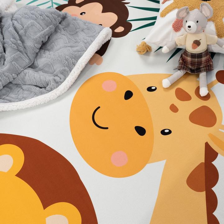 Immagine prodotto Paco Home Weltkarten-Design Tiere (240 x 340 cm)