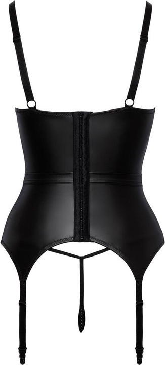 Actual product image Abierta Fina Suspender shirt and thong (75 B)