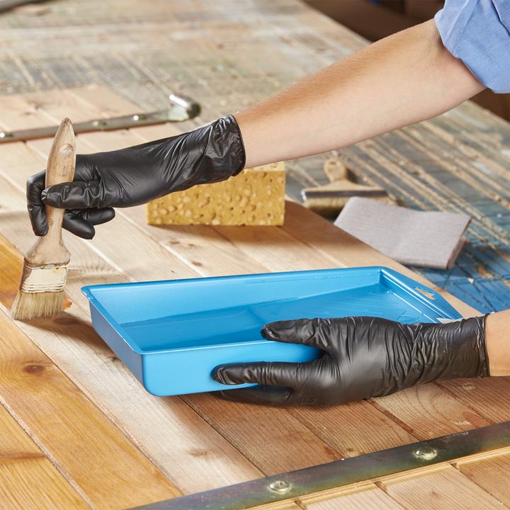Produktbild Spontex Einmalhandschuhe Extra Black 100 aus Vinyl Gr. L