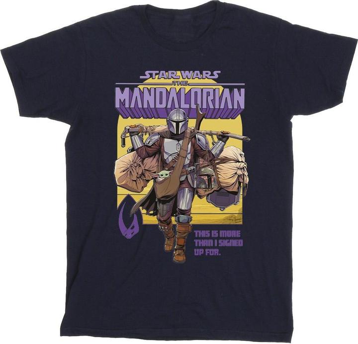Immagine prodotto Star Wars The Mandalorian More Than I Signed Up For Maglietta Uomo (XXL)