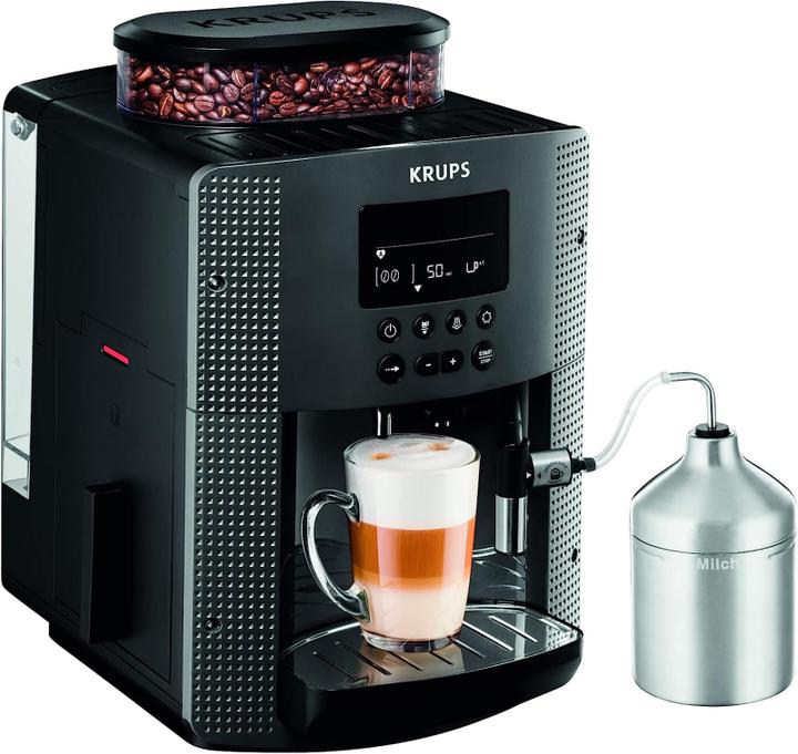 Produktbild Krups Essential EA816B70, Espressomaschine, 1,7 l, Kaffeebohnen, Eingebautes Mahlwerk, 1450 W, Schwa