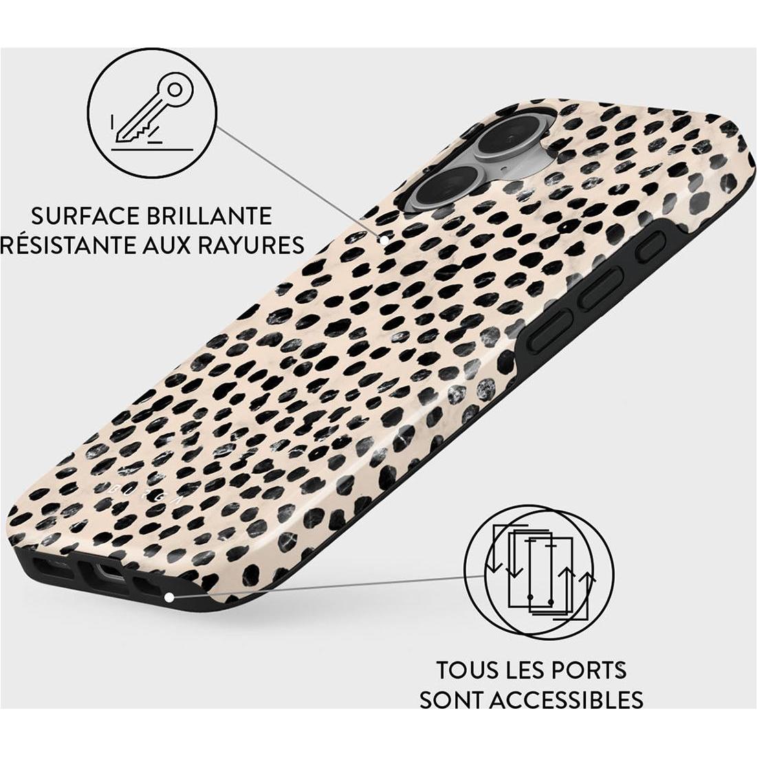 Thumbnail - Burga Almond Latte (Apple iPhone 16), Smartphone Hülle, Schwarz